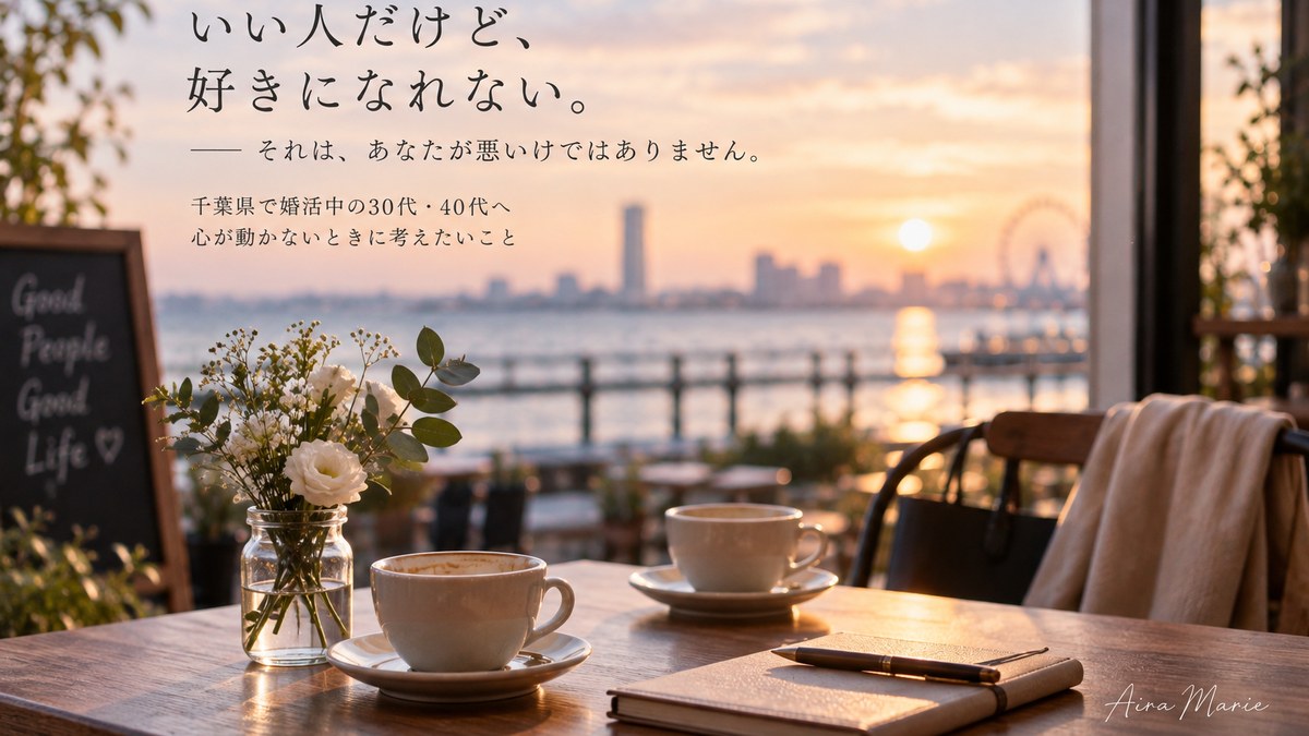 いい人だけど、好きになれない。
