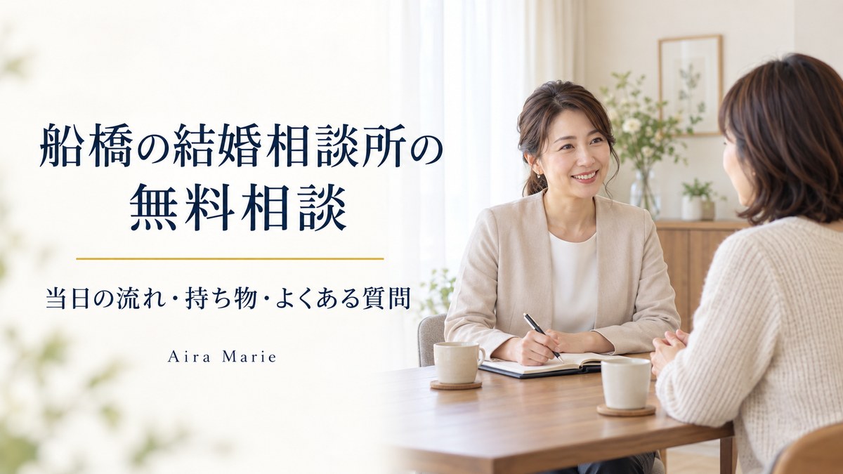 船橋の結婚相談所の無料相談｜当日の流れ・持ち物・よくある質問