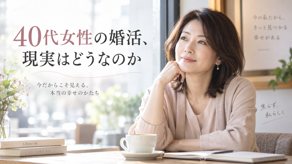 40代女性の婚活、現実はどうなのか｜知っておきたい5つのこと