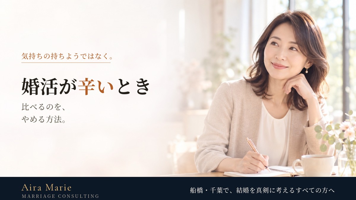 婚活が辛いとき、比べるのをやめる方法