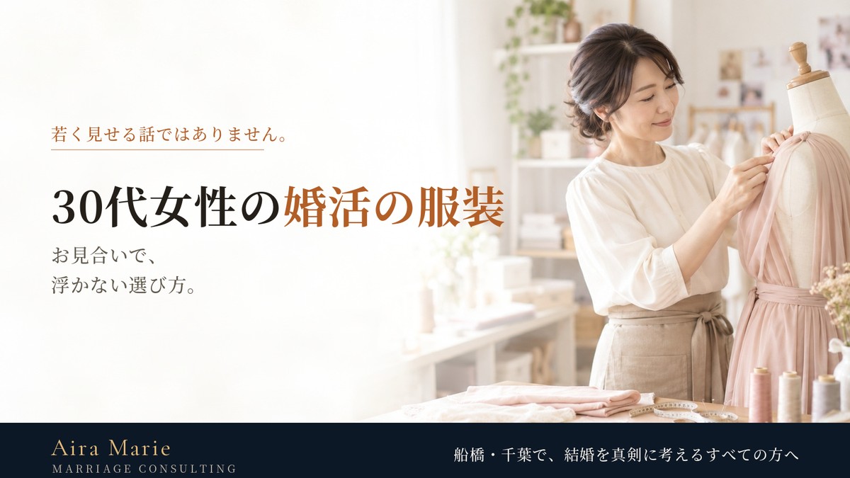 30代女性の婚活の服装｜お見合いで浮かない選び方