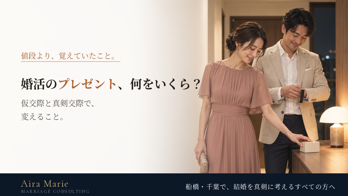 婚活のプレゼント｜仮交際・真剣交際で何を、いくらまで？渡し方と受け取り方
