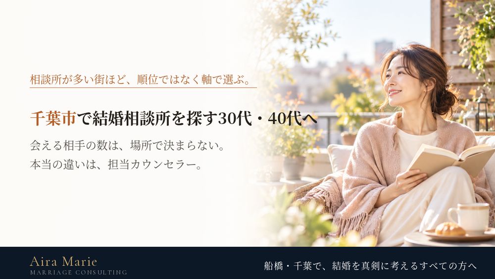 千葉市で結婚相談所を探す30代・40代へ｜数が多い地域だからこそ迷うときの比べ方