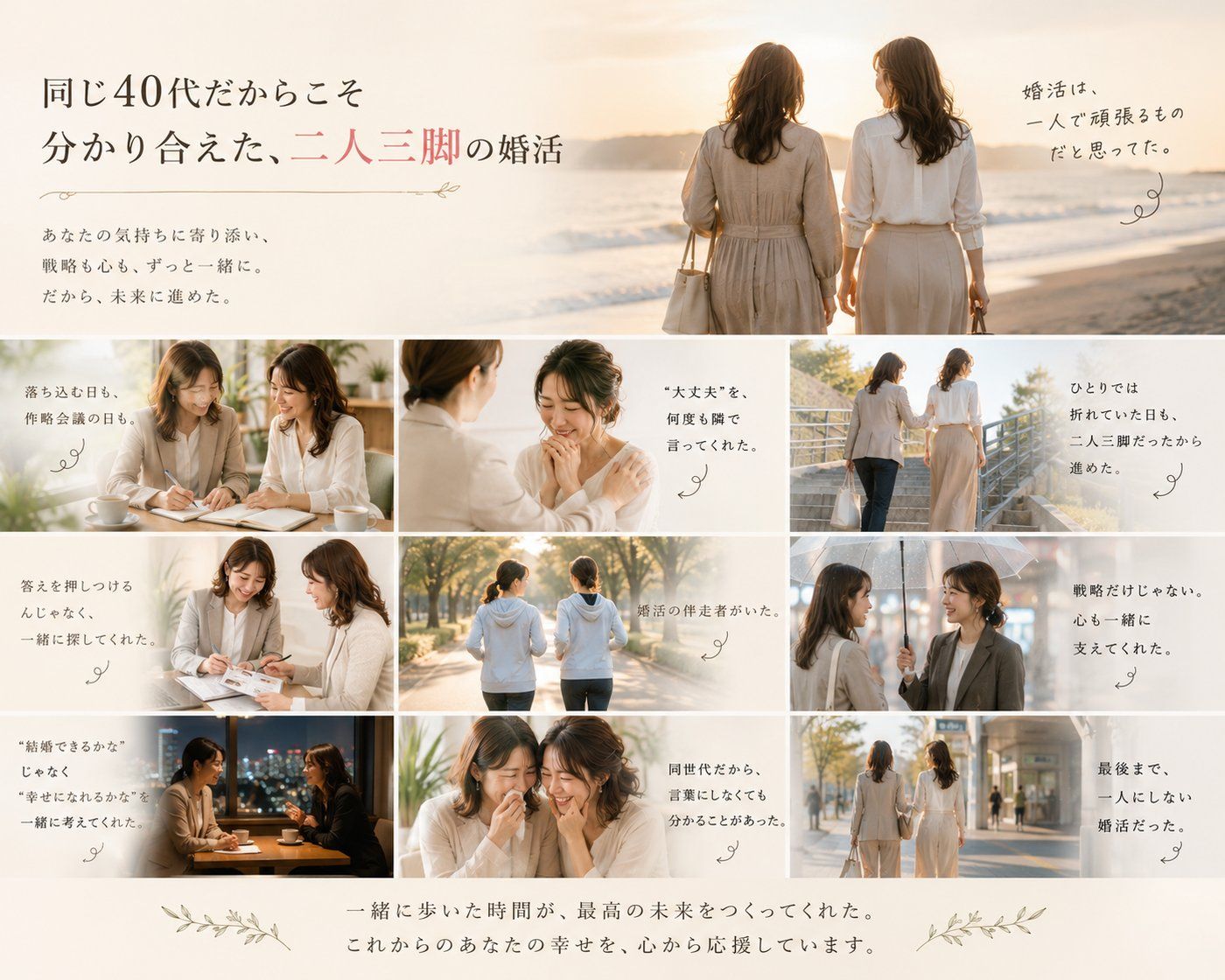 二人三脚の婚活